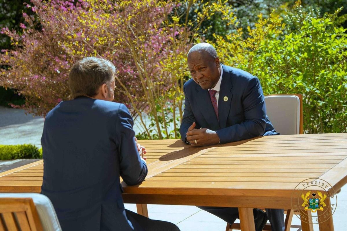 Ghana's economy has bounced back and is doing very well, with very positive indicators - Mahama tells French President